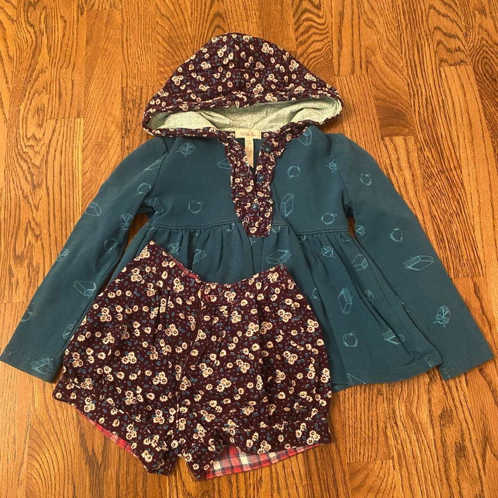 Matilda Jane Teal and Purple Set